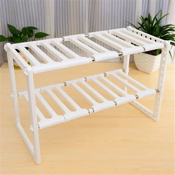 Adjustable Kitchen Cabinet Organizer Rack – Space Saver in UAE - uae