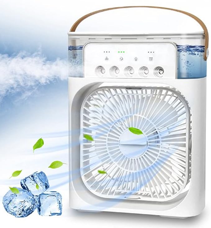 Cooling Fan with Ice – Portable USB Mini Air Cooler for Home & Office – UAE Edition - uae
