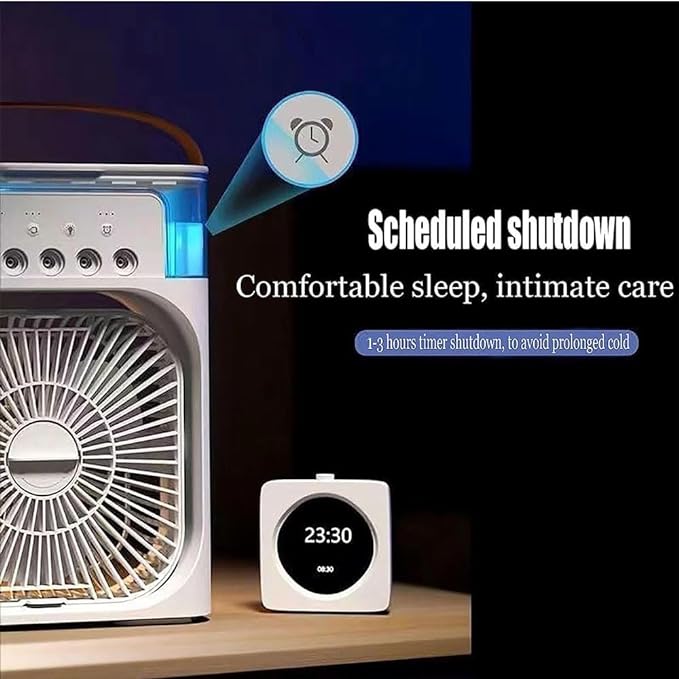 Cooling Fan with Ice – Portable USB Mini Air Cooler for Home & Office – UAE Edition - uae