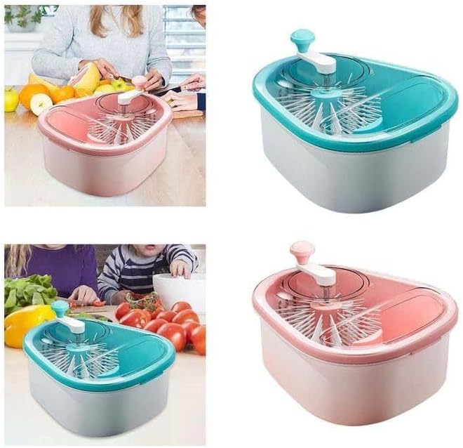 Fruit & Vegetable Cleaning Device – 720° Manual Spin Washer & Scrubber | Kitchen Gadget UAE - uae