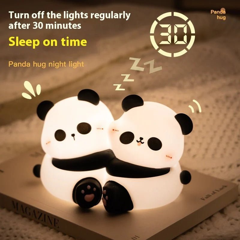 Panda Hug LED Night Lamp | USB Rechargeable - uae