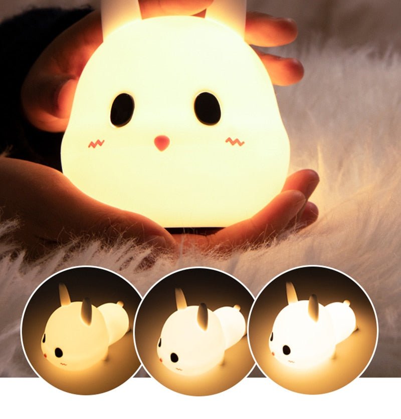 Silly Rabbit Silicone Night Light - uae