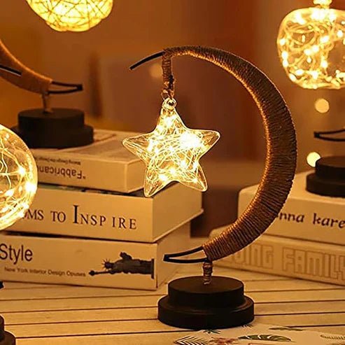 Star & Moon LED Night Lamp – Kids Room & Home Décor Light (UAE) - uae