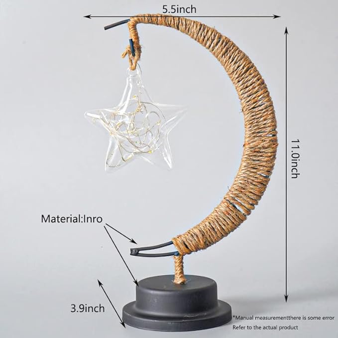 Star & Moon LED Night Lamp – Kids Room & Home Décor Light (UAE) - uae