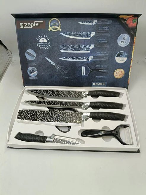 Zepter 6‑Piece High‑Carbon Stainless Steel Kitchen Knife Set UAE - uae